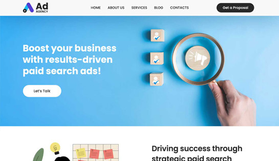 Digital AD Agency WordPress Theme