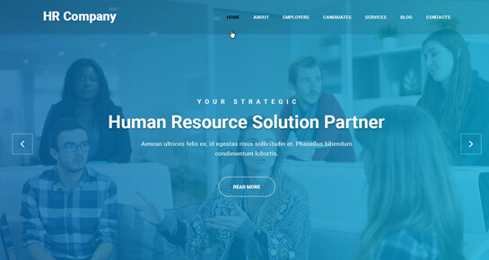 Hr Management WordPress Theme