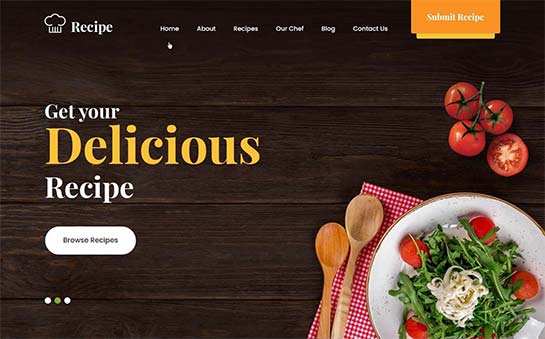 Recipe WordPress Theme