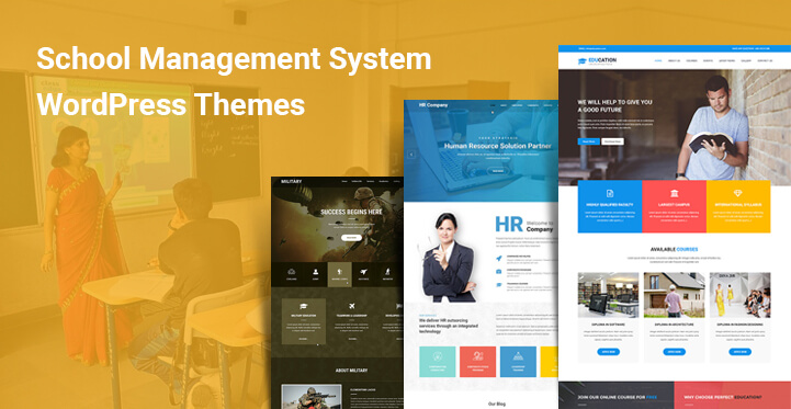 school management system WordPress themes