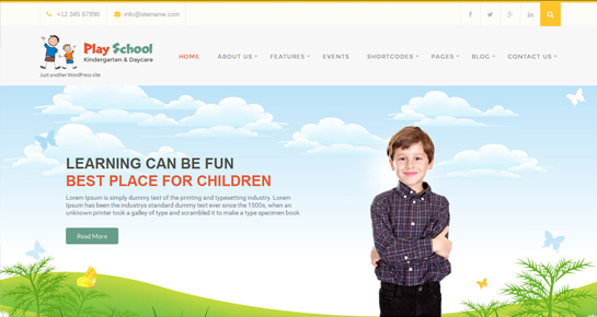 education WordPress theme