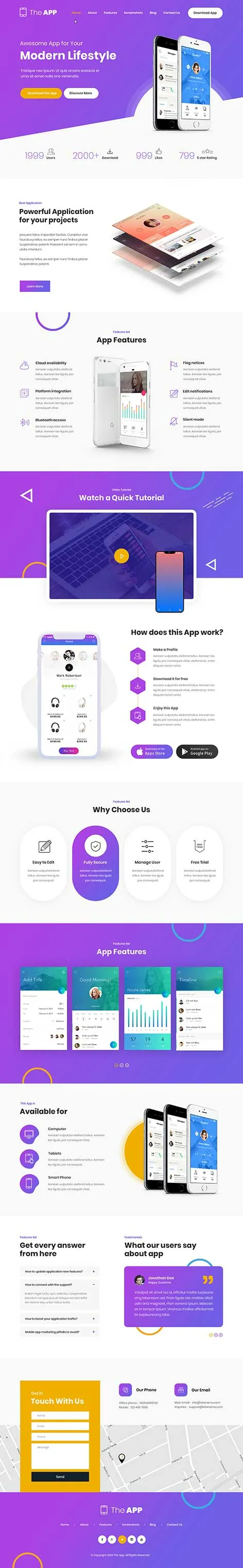 The App PRO - App WordPress Theme