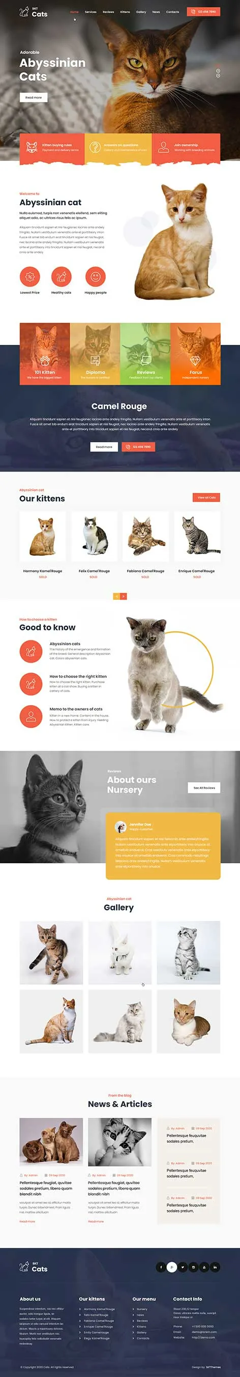 SKT Cats - Cat Breeding WordPress Theme