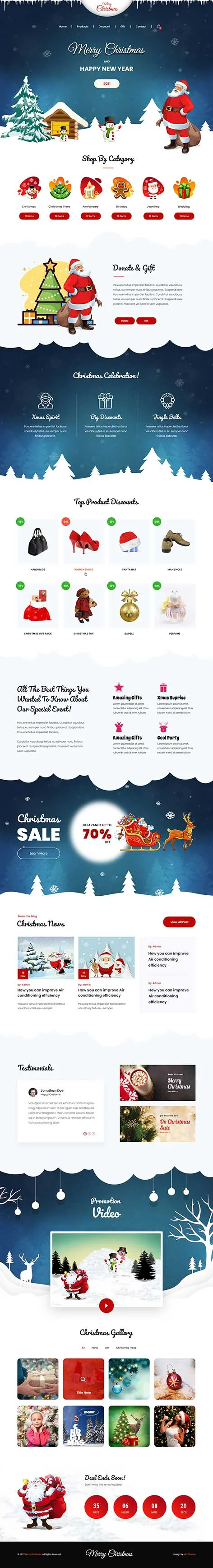 SKT Christmas - Christmas WordPress theme