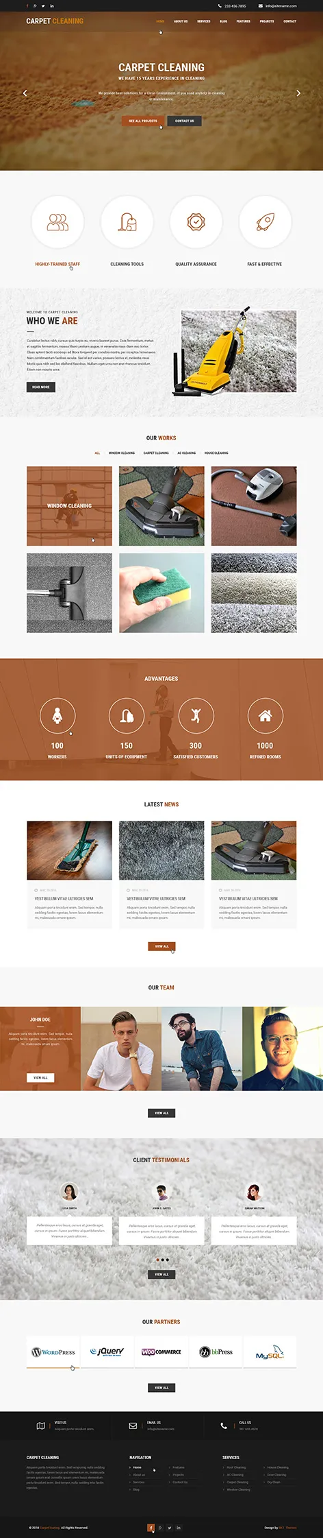 Cleaning Company - Cleaning Company WordPress theme