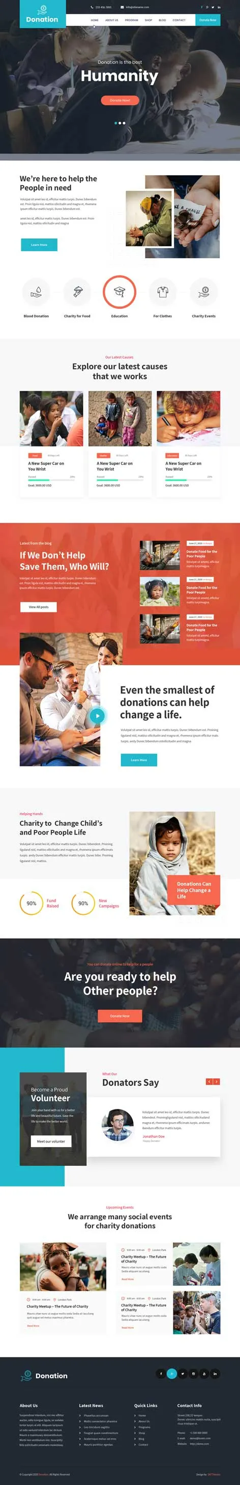 Donation - Donation WordPress theme