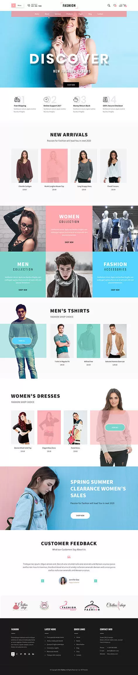 Ele Fashion - Fashion designer WordPress theme