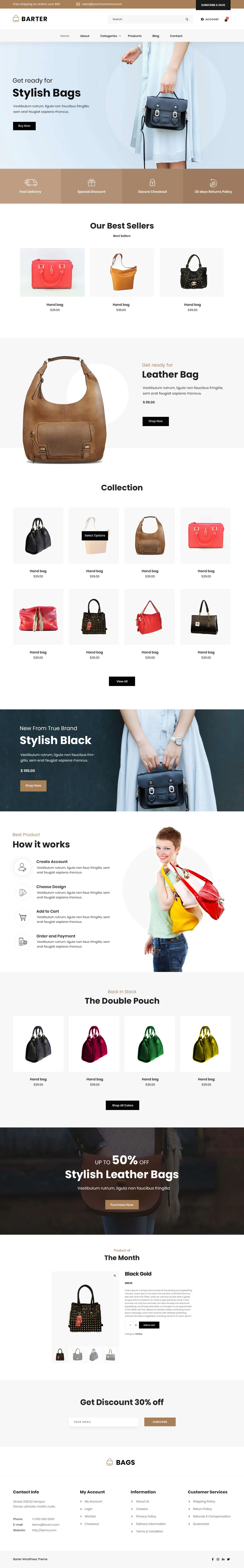 Barter - Free Shopping eCommerce WordPress Theme