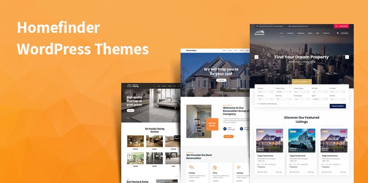 11 Flexible Layout Homefinder WordPress Themes Made for Property Rental