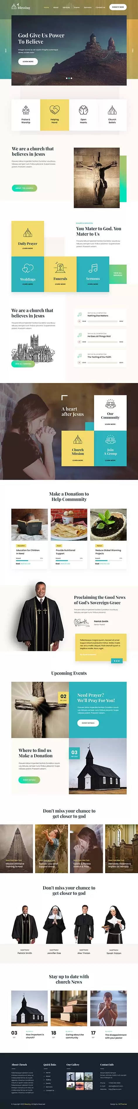 SKT Blessing - Hopes WordPress Theme