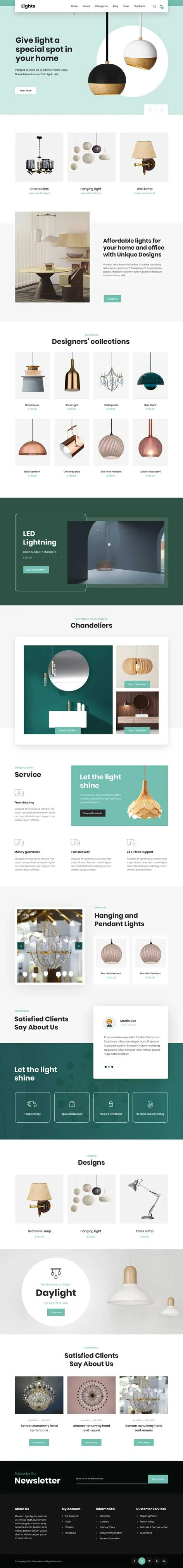 SKT Lights - LED Lighting WordPress theme