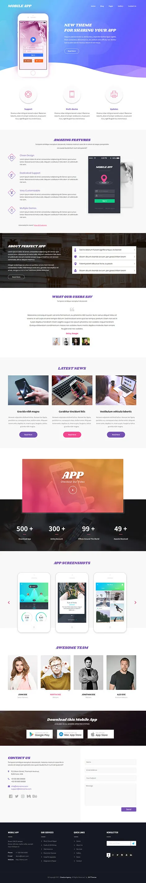 The App PRO - App WordPress Theme