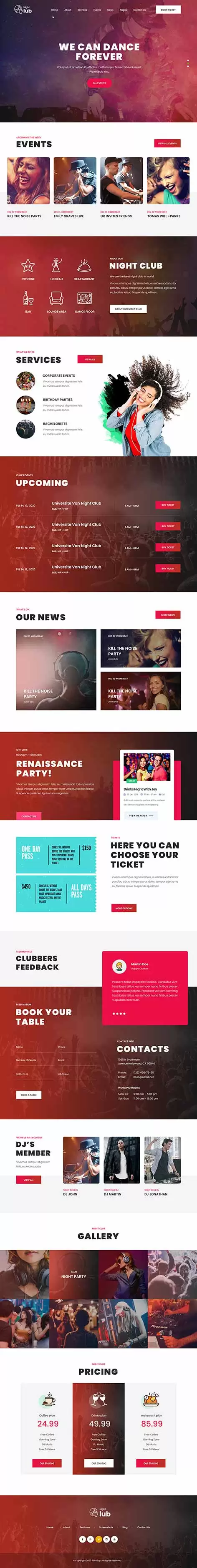 SKT Night Club - NightClub WordPress theme