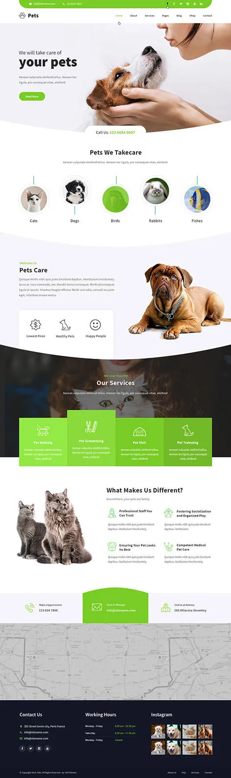 Ele Pet - Pet Care WordPress theme