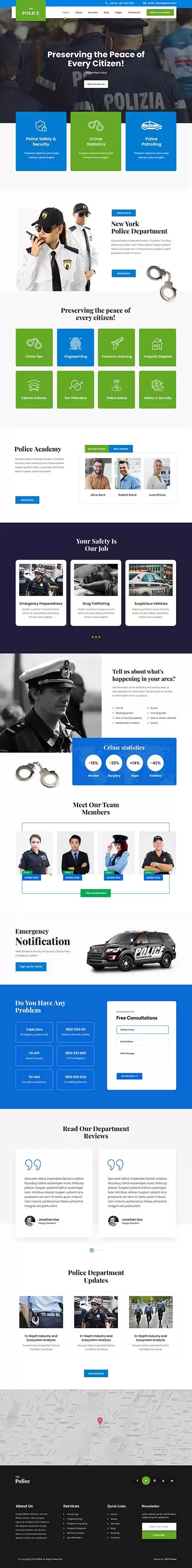 SKT Police - Police WordPress Theme