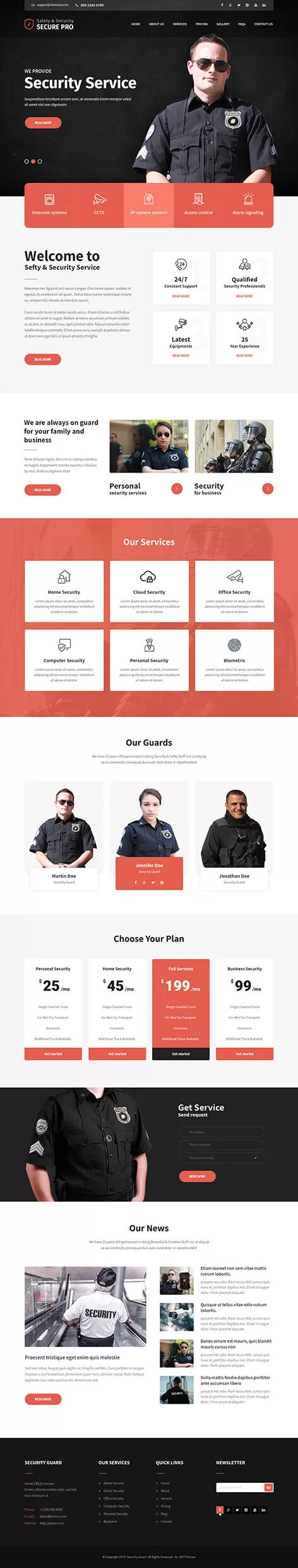 Secure Pro - Security Company WordPress theme