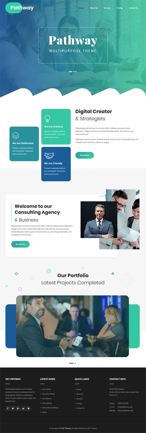 SKT Condimentum - free multipurpose WordPress theme